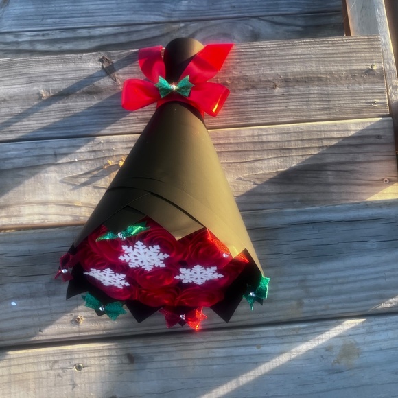 Small winter Christmas gift eternal bouquet - Picture 3 of 6